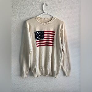 Brandy Melville American flag sweater